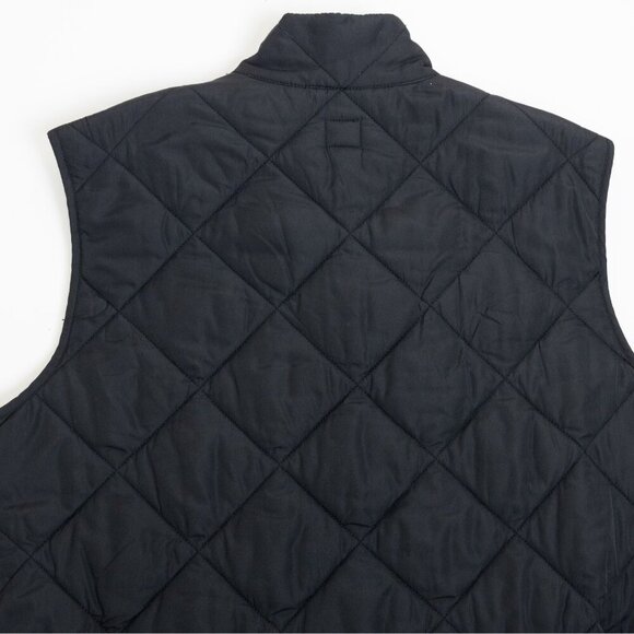 J. Crew Walker Vest Black Quilted Full Zip Lightweight Preppy Medium - Picture 10 of 16